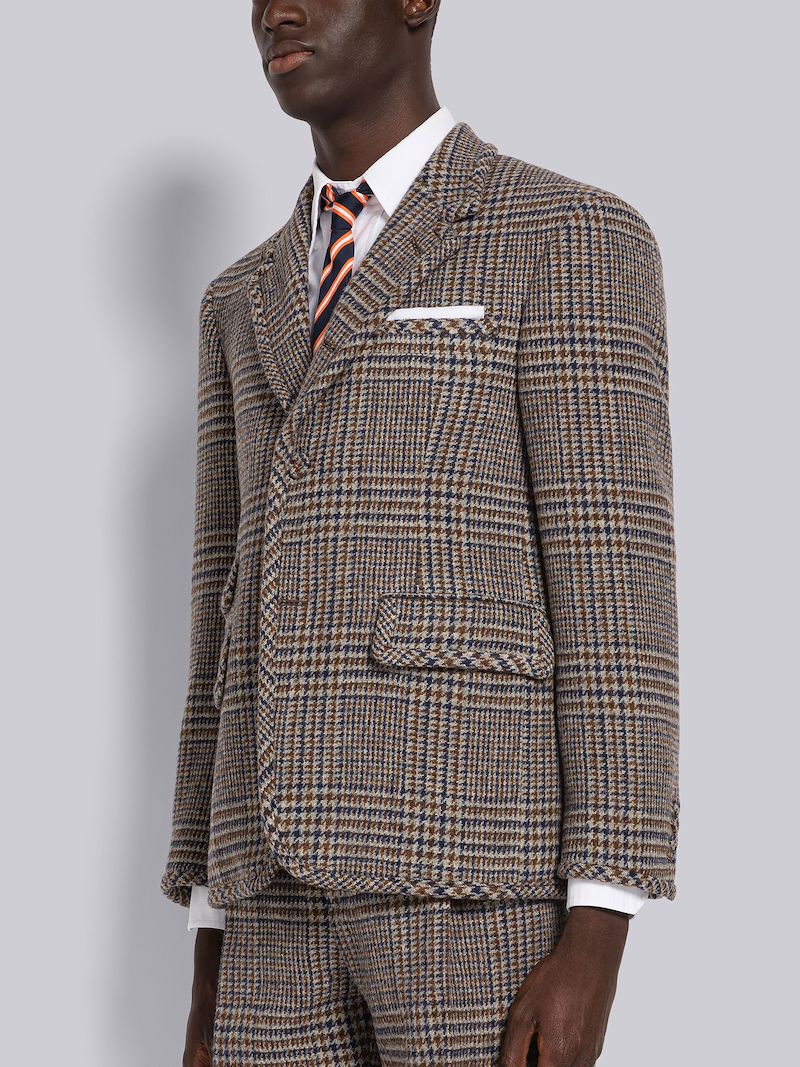 Prince Of Wales Single Vent Sport Coat