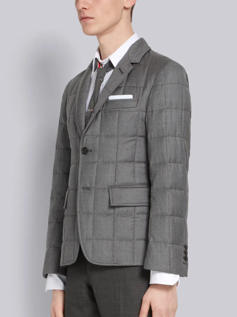 Quilted Down Super 130s Sport Coat