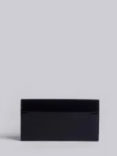ロングウォレット R/W/B エナメルメタルバックル カーフレザー