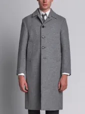 relaxed bal collar overcoat