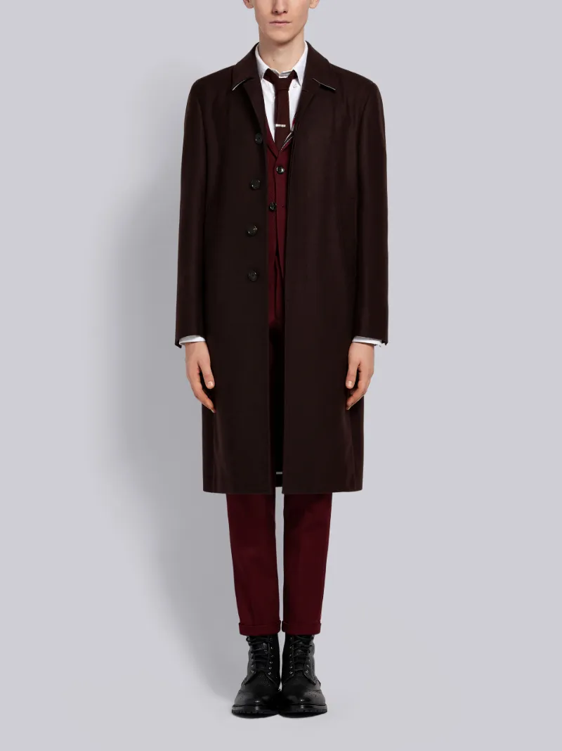 Relaxed Bal Collar Overcoat