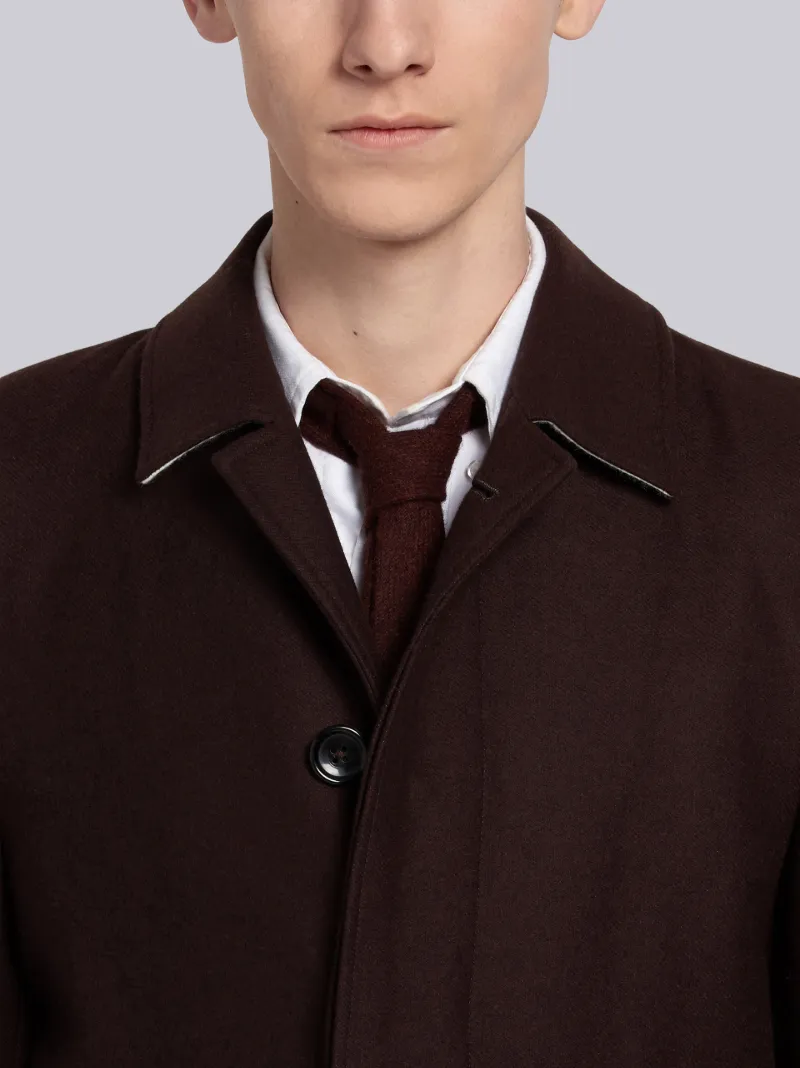 Relaxed Bal Collar Overcoat