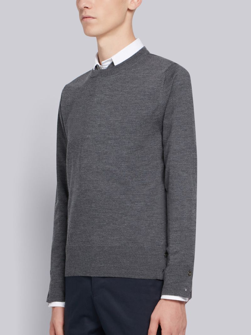 Relaxed Mercerized Merino Pullover