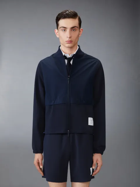 RIPSTOP 4-BAR COLOR BLOCK WINDBREAKER | Thom Browne