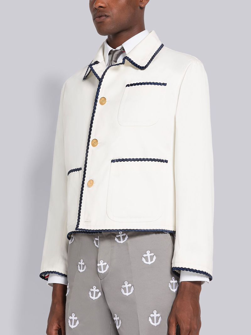 Rope Edge Anchor Patch Pocket Golf Jacket