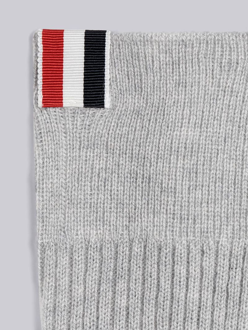 RUGBY STRIPE CASHMERE RIB OVER CALF FOOTBALL SOCKS