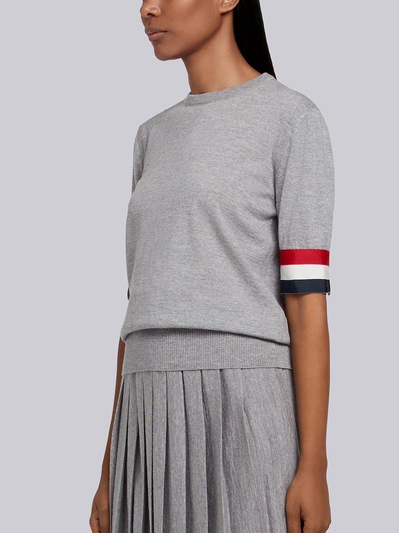 Rwb Cuff Fine Merino Tee
