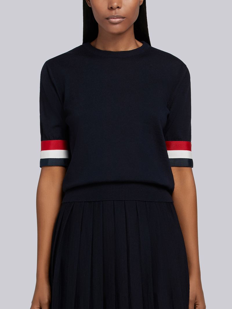 Rwb Cuff Fine Merino Tee