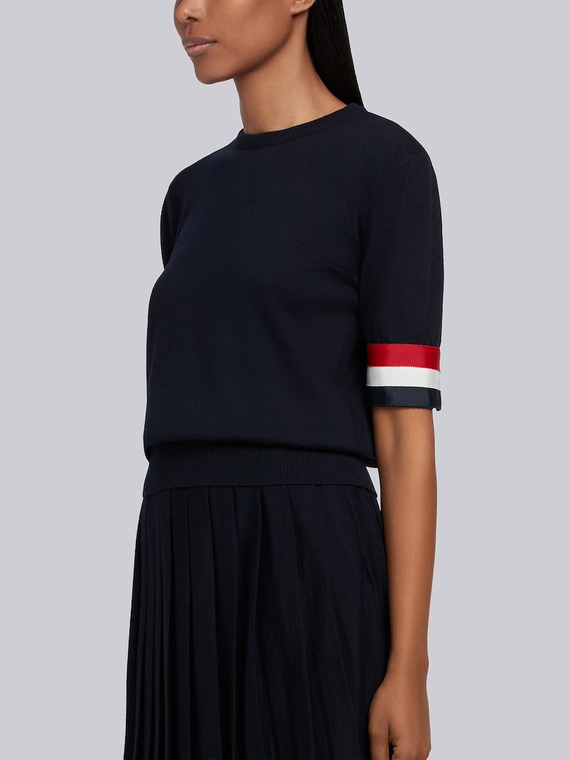 Rwb Cuff Fine Merino Tee