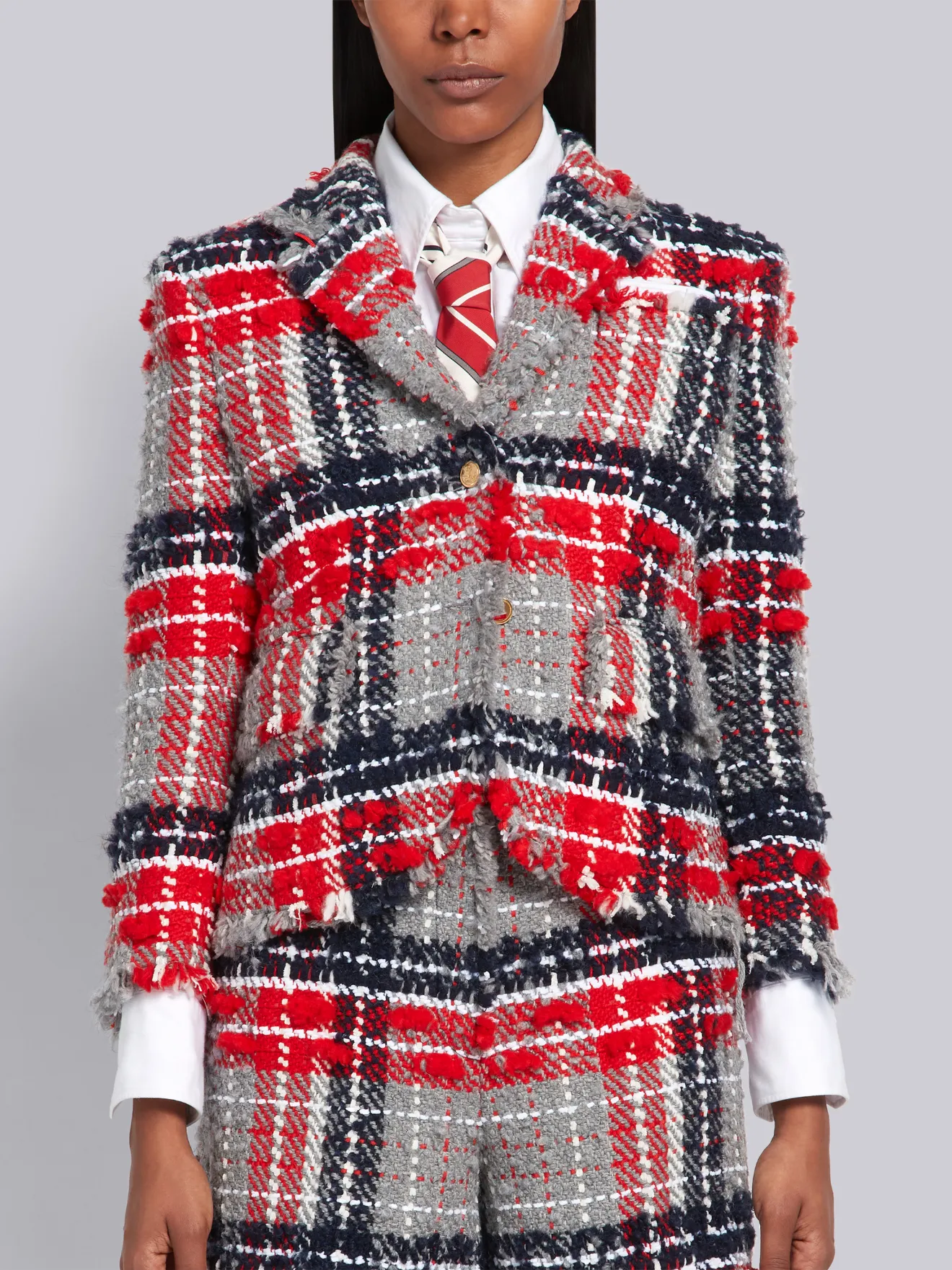 oversized tweed coat