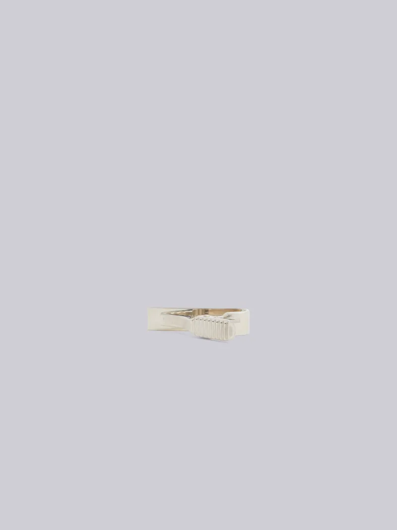 RWB Short Silver Tie Bar