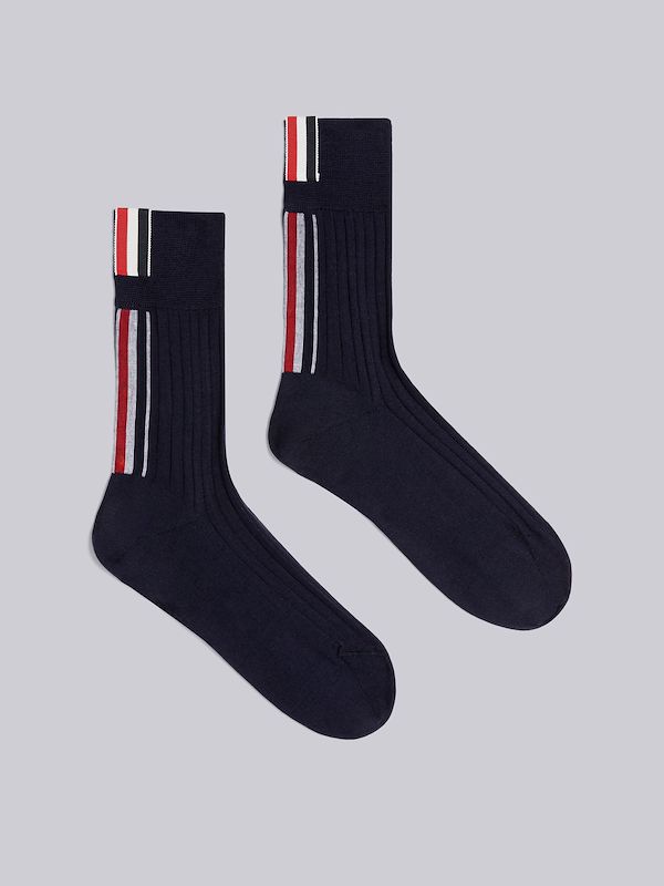 RWB stripe mid-calf socks