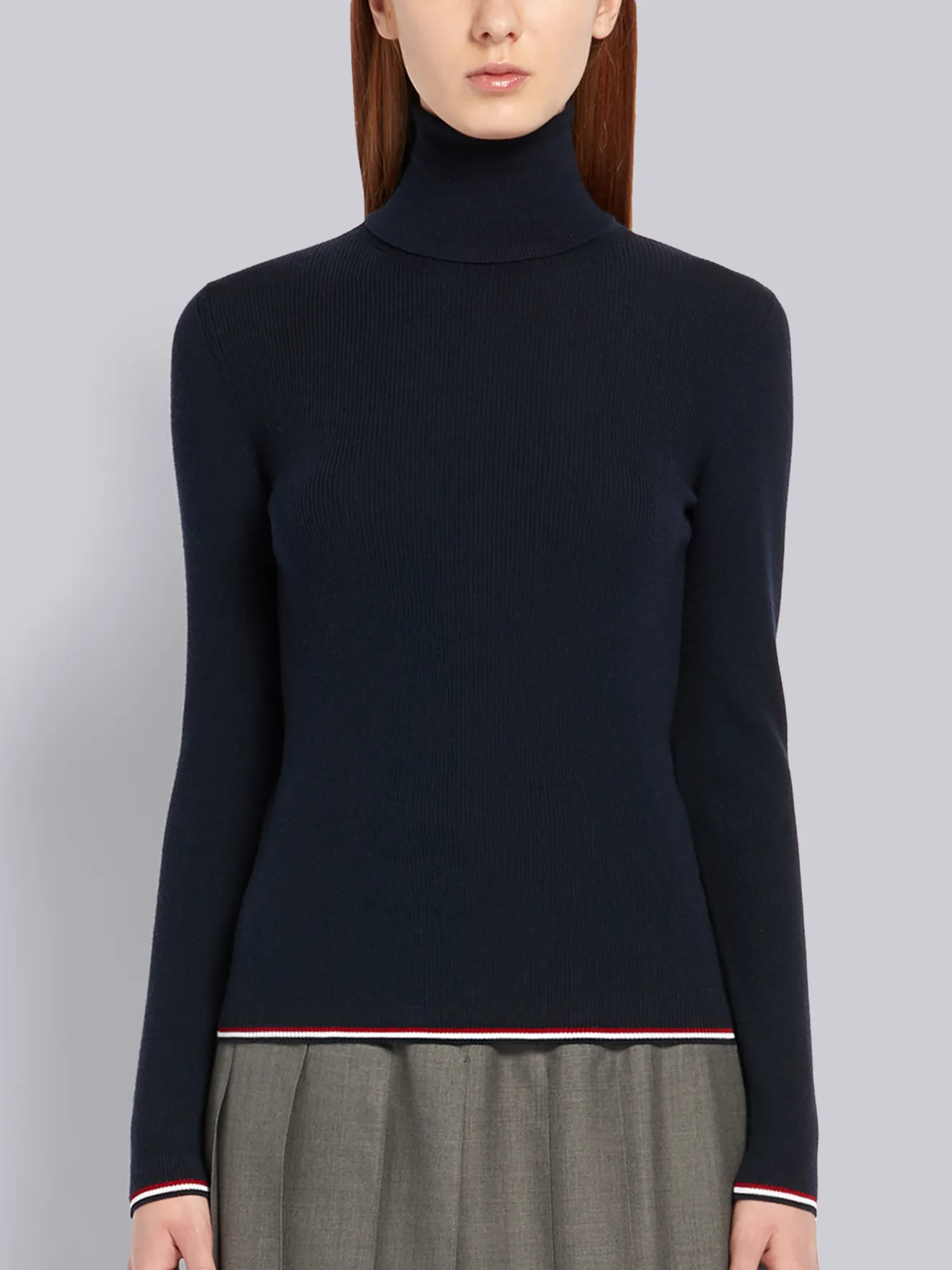 RWB Tipping Stripe Merino Turtleneck 