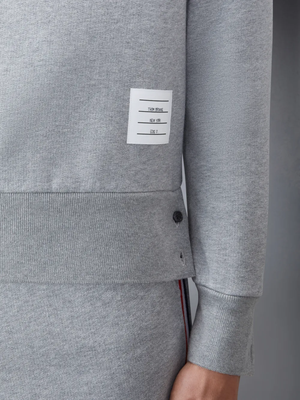 RWB ストライプ スウェットシャツグレー | Thom Browne 公式