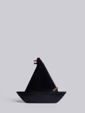 Sailboat Clutch In Calf Leather