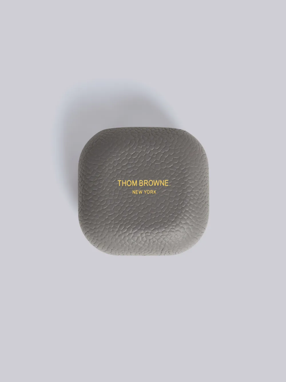 海外最新 ミディアムグレー ペブルグレイン 公式オンラインサイト Browne Thom |  エディショングレー BROWNE THOM ケース BUDS EAR GALAXY SAMSUNG カーフスキンレザー イヤホン