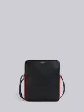 Seamed Panel Pebble Grain Leather Camera Bag