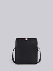 Seamed Panel Pebble Grain Leather Camera Bag