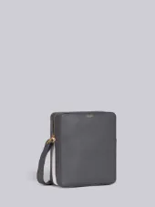 Seamed Panel Pebble Grain Leather Camera Bag