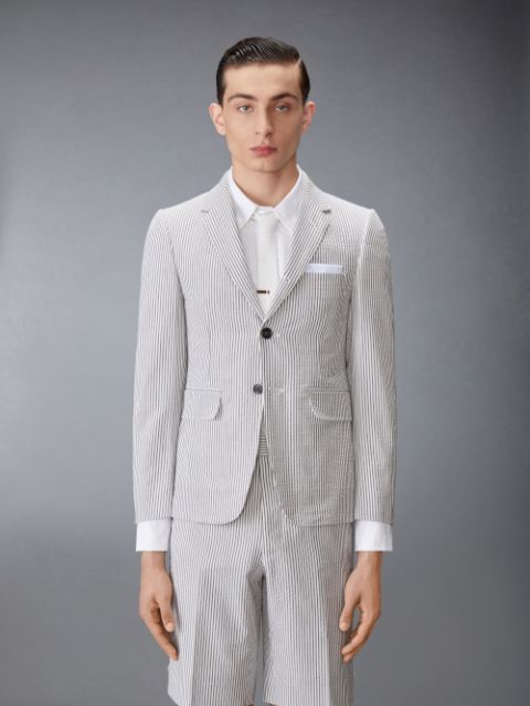 Classic Seersucker Sport Coat | Thom Browne