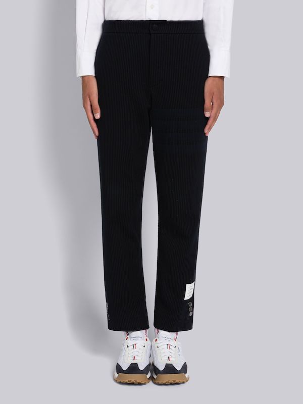 Seersucker Loopback 4-button Vent Trouser