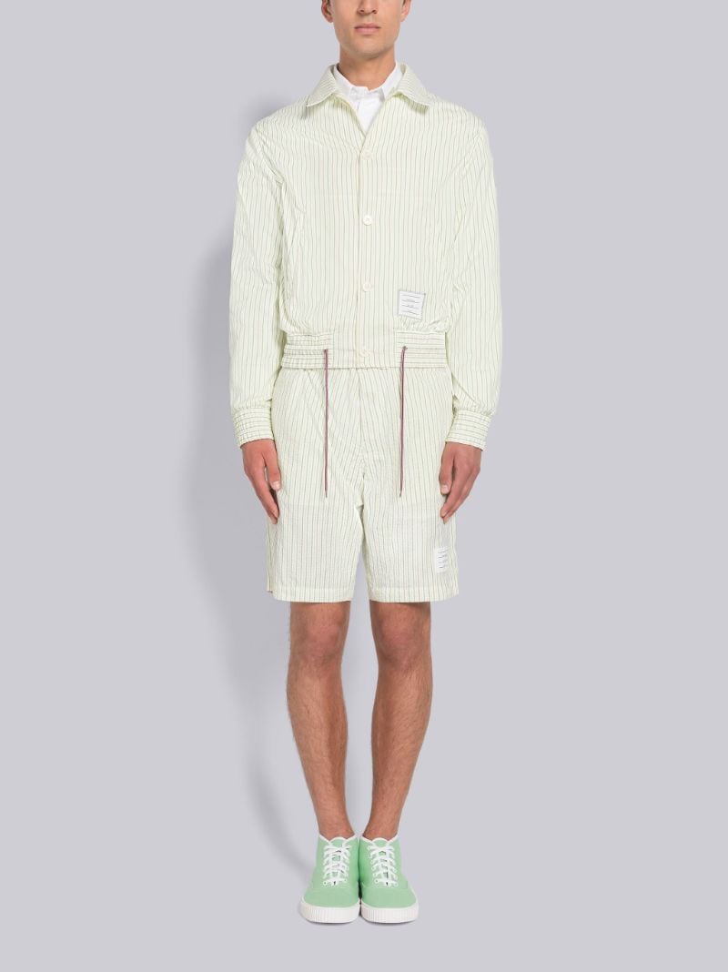 SEERSUCKER SWIM TECH BLOUSON JACKET