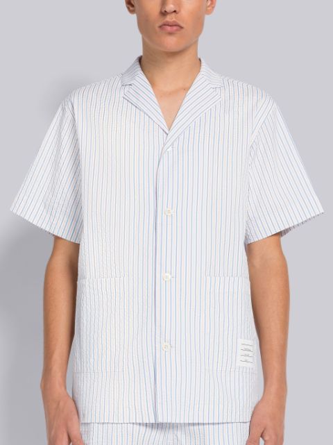 SEERSUCKER SWIM TECH SHIRT | Thom Browne