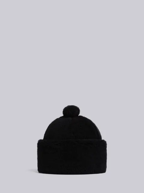 Shearling Oversized Pom Beanie | Thom 