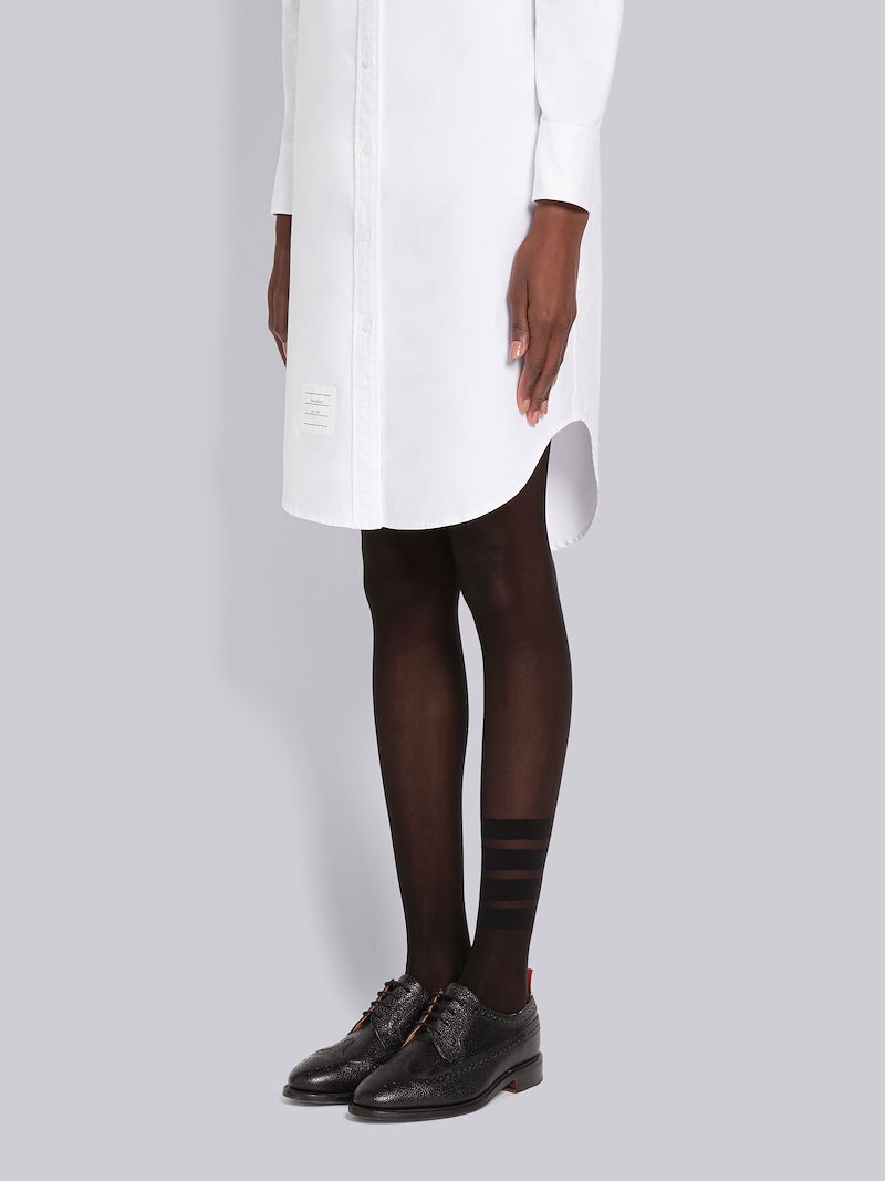 Sheer Nylon 4-Bar Tights
