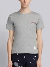 Short Sleeve Pocket Tee In Medium Weight Jersey Cotton