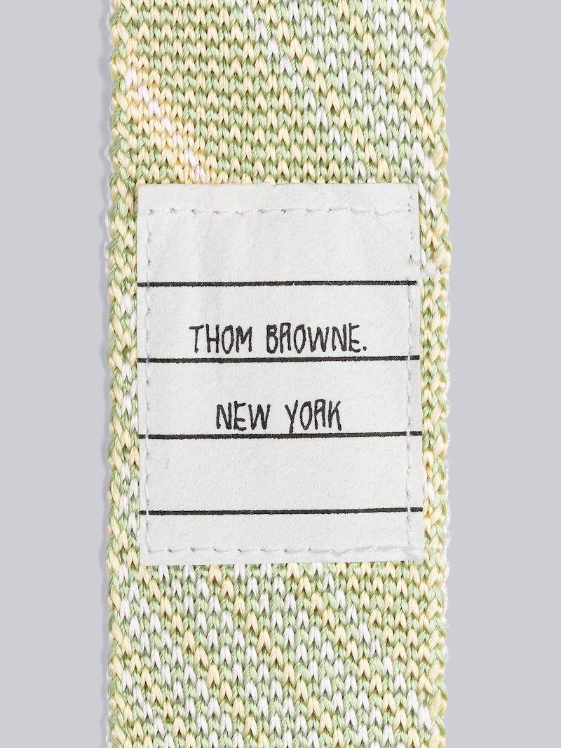 SILK KNIT HAIRLINE STRIPE JACQUARD TIE