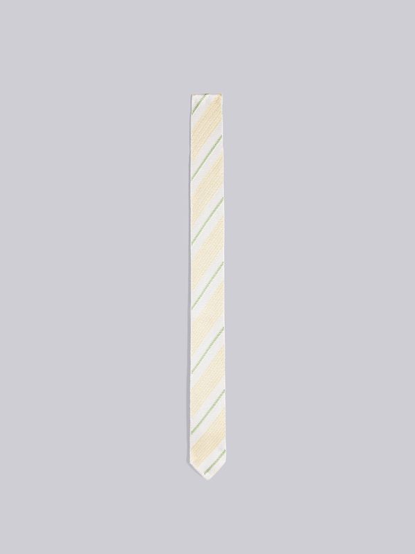 SILK KNIT HAIRLINE STRIPE JACQUARD TIE