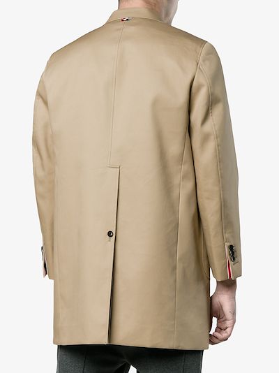 Silk Single Breasted Two Button Overcoat展示图