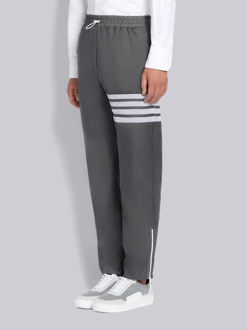 NWT orders Thom Browne $1090 4-Bar waffle stitch track pants