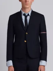 single-breasted blazer