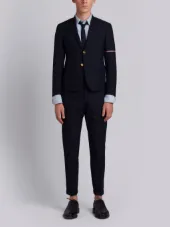 single-breasted blazer