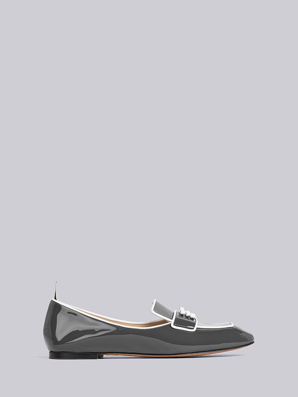 Soft Patent Leather 3-Bow Loafer