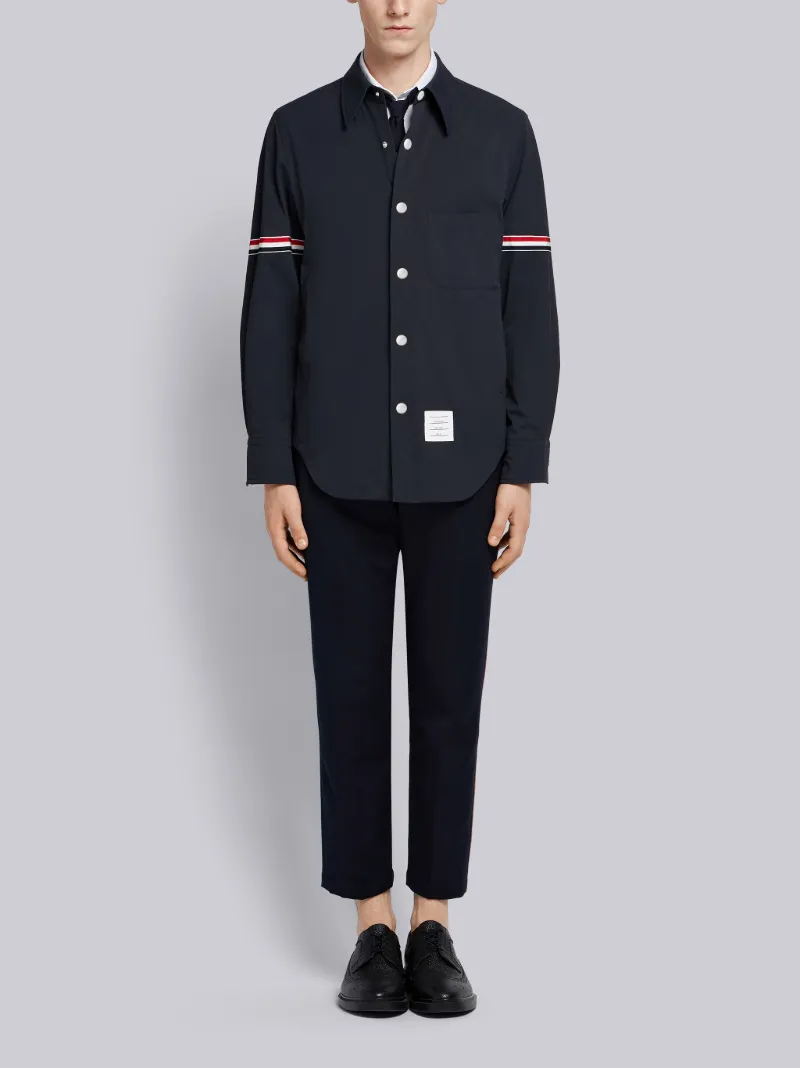 Solid Nylon Armband Shirt Jacket | Thom Browne Official