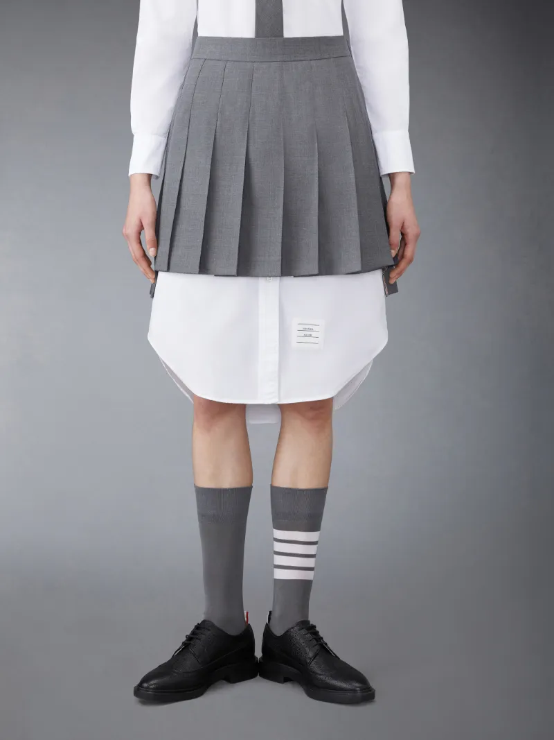 stephem pleated skirt Thom Browne Official