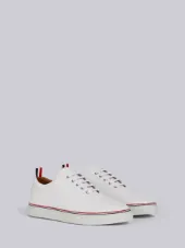 Straight Toe Cap Trainer In Pebble Grain