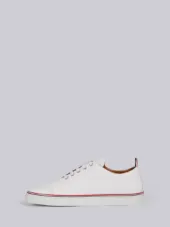 Straight Toe Cap Trainer In Pebble Grain