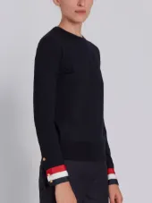 stripe-cuffs jumper