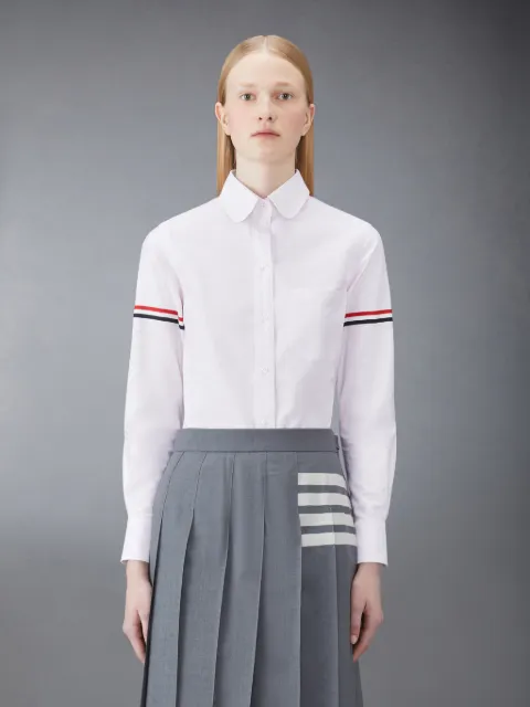 【18％OFF】 Stripe Oxford Armband Classic Round Collar Shirt | Thom Browne トップス