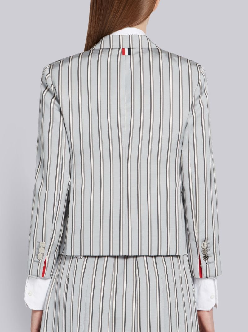 Stripe Silk Classic Sport Coat