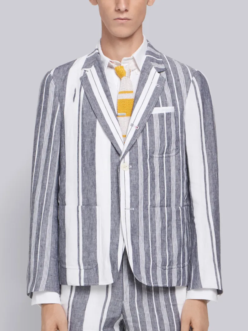 Striped on sale sport coat