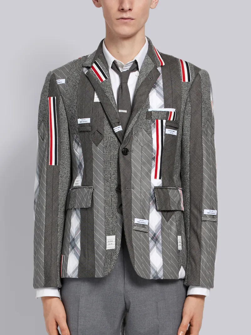 Suiting Tie Embroidery Classic Sport Coat