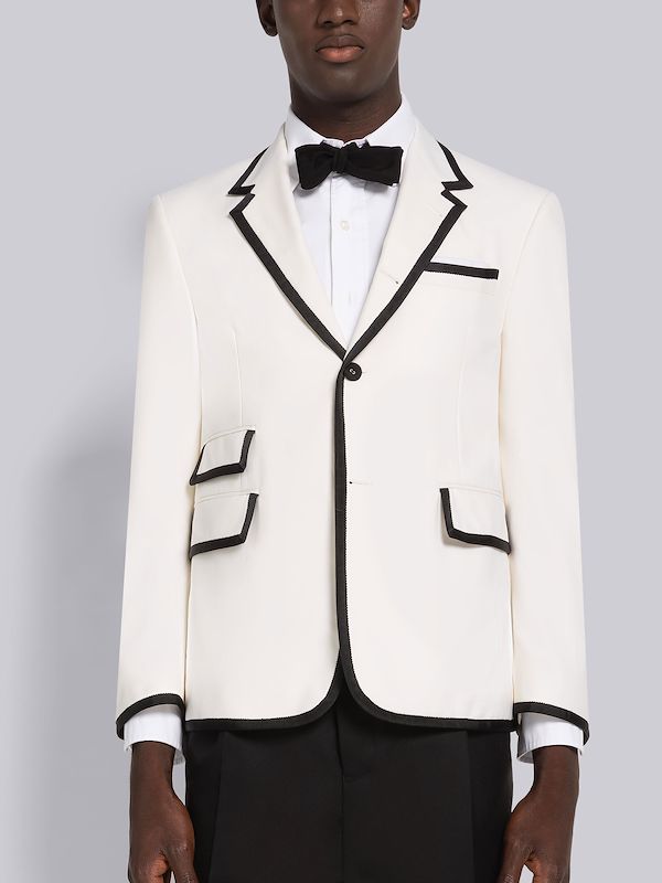 SUPER 100'S TWILL HOLIDAY SINGLE VENT SPORT COAT