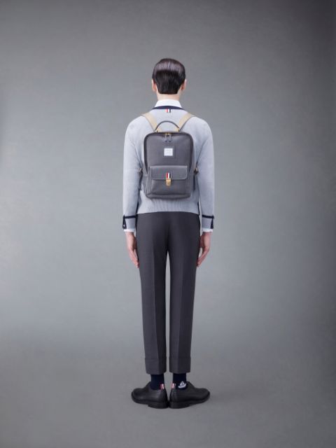 unstructured backpack | Thom Browne