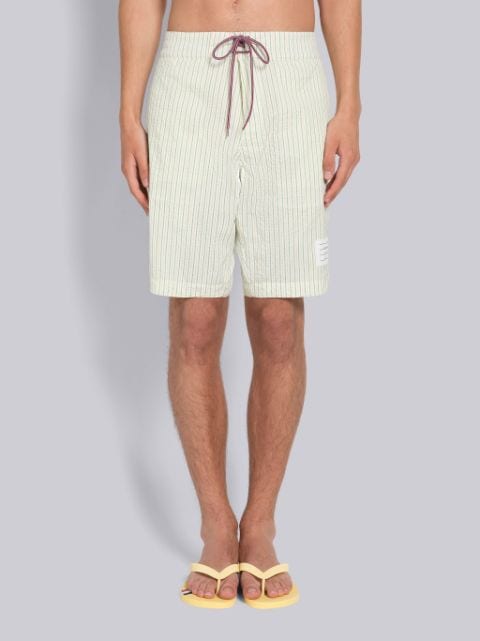 Swim Tech Stripe Shorts | Thom Browne