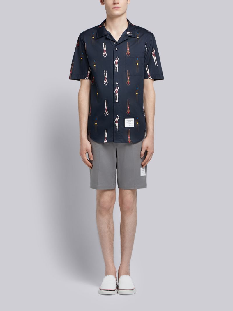 swimmer print shirt | Thom Browne